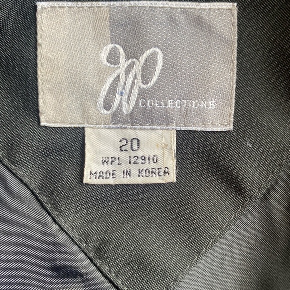 Vintage black women’s trenchcoat size 20 - Picture 12 of 12